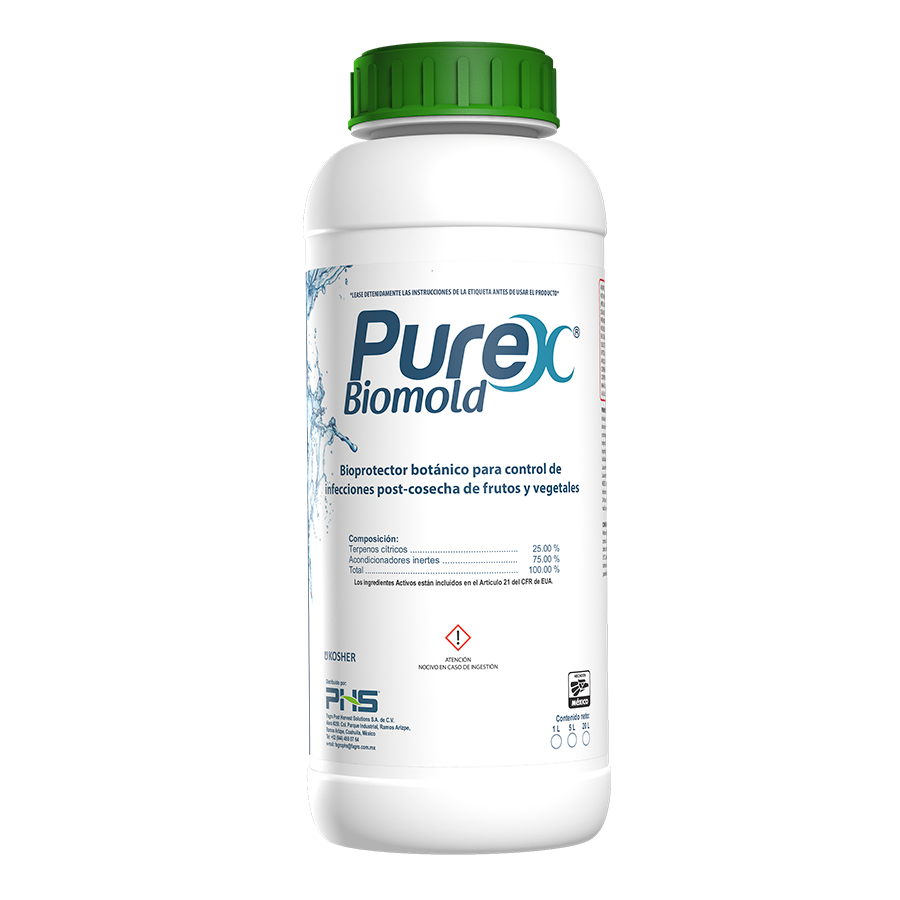 Purex Biomold - Potente antimicrobiano antiséptico y purificador