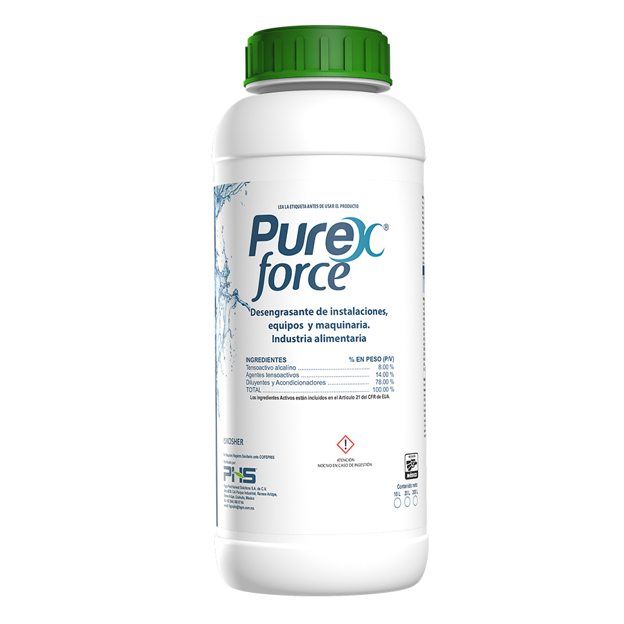 Purex Force - Detergente y desengrasante alcalino